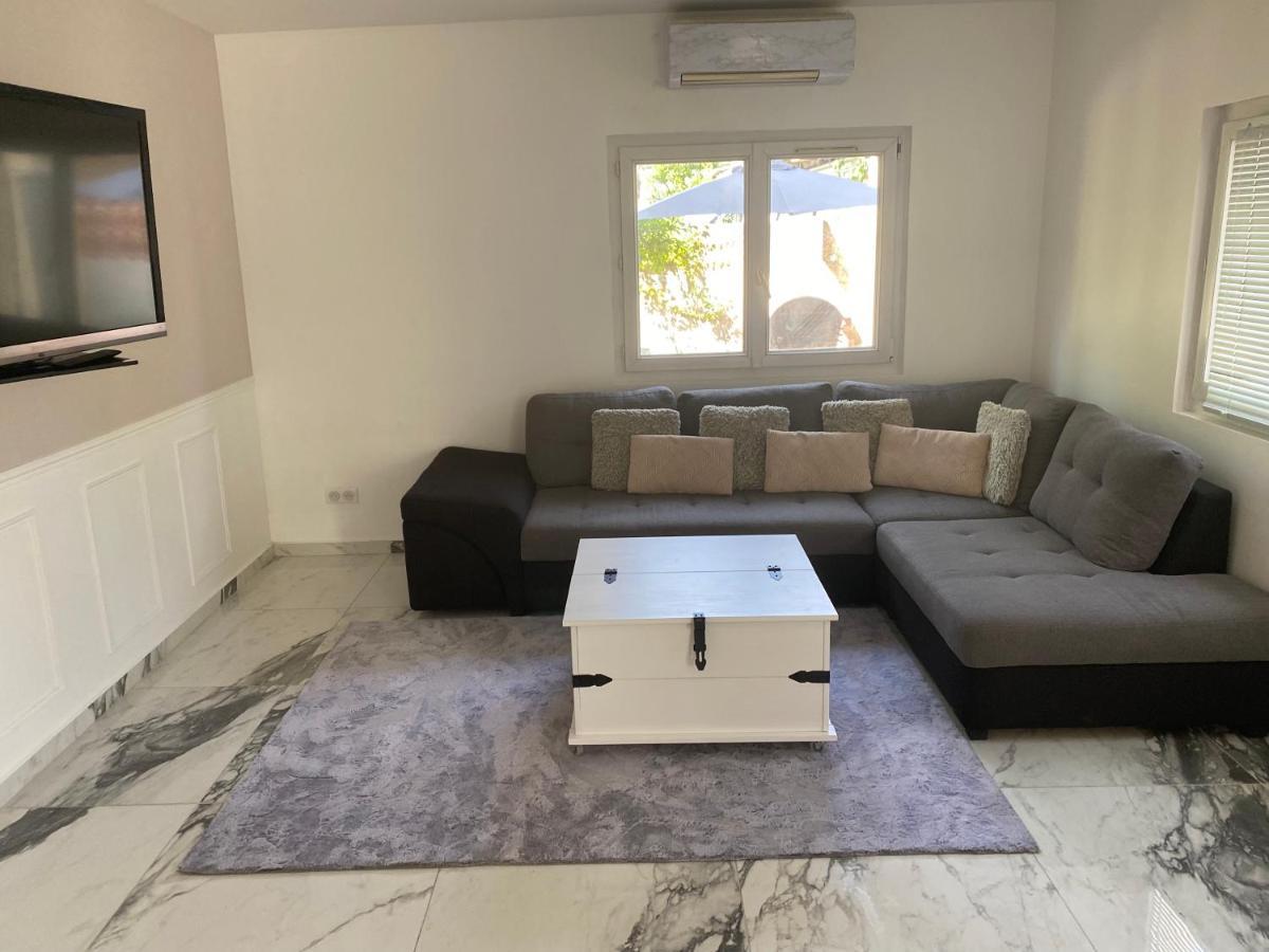 3 Pieces Climatise En Rez De Jardin Avec Piscine Appartement Villeneuve-Loubet Buitenkant foto
